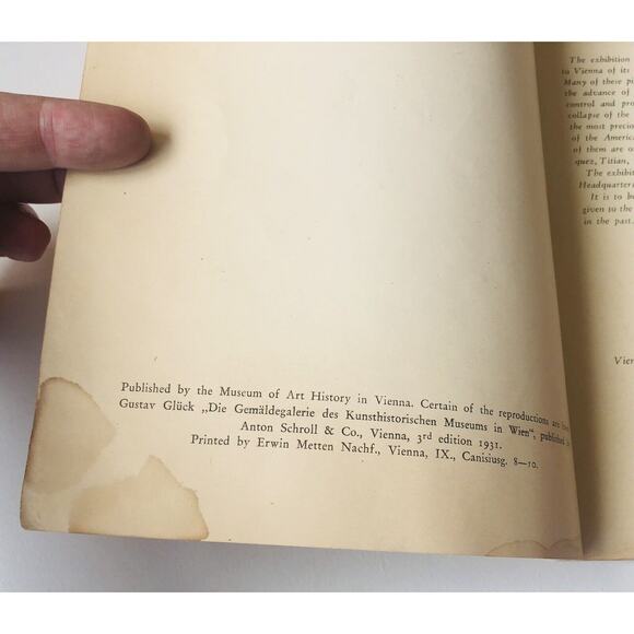 Vintage 1946 Hofburg Museum Exhibition Catalog WWII Art History Vienna Monuments - Picture 4 of 14